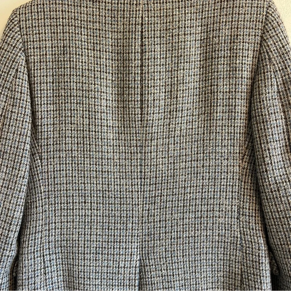 Vintage Wool Satin Lined Blazer - Picture 10 of 16